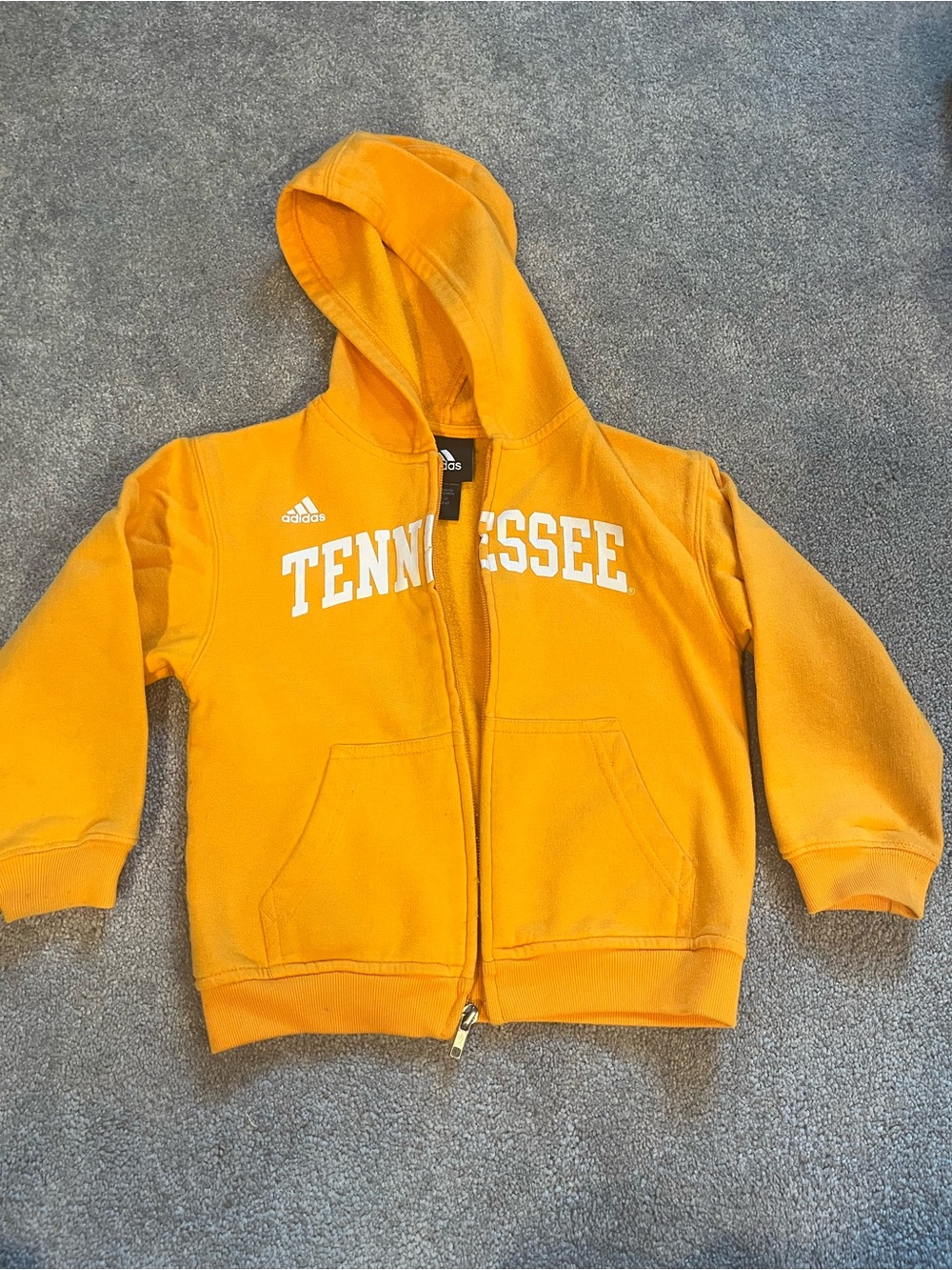 UT Vols adidas Kids Tennessee Orange Full-Zip Hoodie